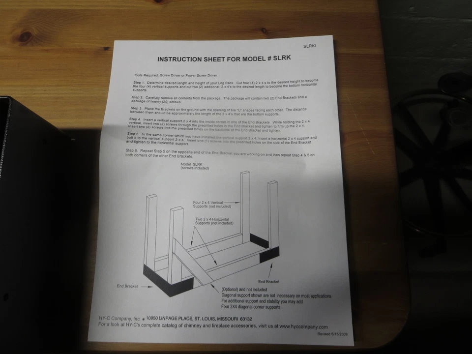 Soportes ajustables para leña de acero con recubrimiento en polvo negro por refugio, ¡EE. UU.! Foto 3 de 4
