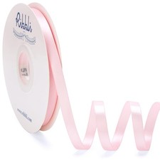 Light Pink Satin Ribbon Double Faced 3/8 Inch X 50 Yards Gift Wrapping Crafts