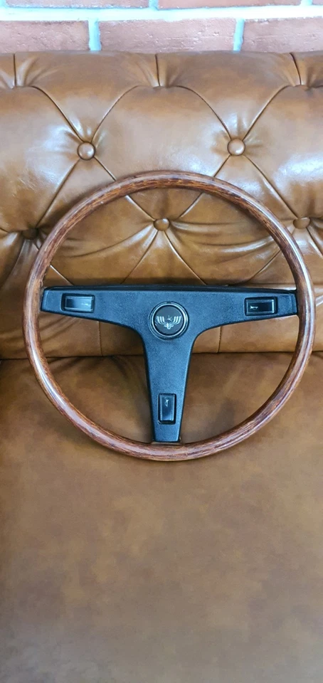Toyota STARLET KP60 Mk1 Mk2 Wooden Steering Wheel - Image 2 of 4