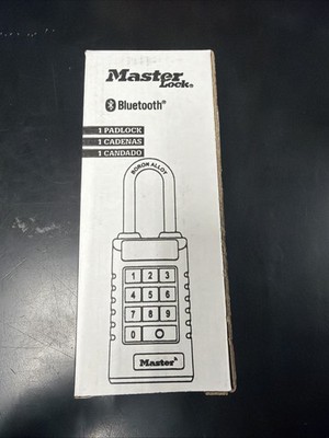 Master Lock 6400LJENT Professional Bluetooth Smart Padlock Bluetooth new