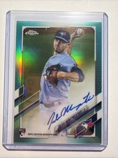 2021 Topps Chrome Rookie Aqua Refractor /199 Julian Merryweather #RA-JM Auto
