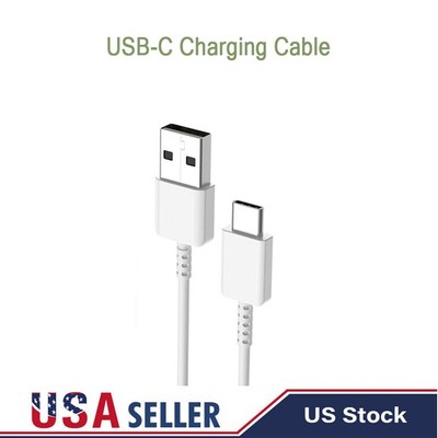 White 3ft USB Type C Cable Type C Cable Fast Charging Cord For Samsung S23 S24