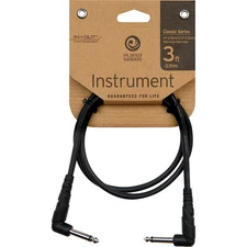 D'Addario Planet Waves Classic Series 1/4" Right Angle Patch Cable 3 ft.