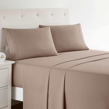Clara Clark Bed Sheets Premier 1800 Series 4 Piece Bed Sheet Set Deep Pocket