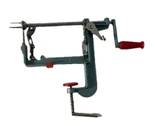 Norpro Apple Mate Vintage Metal Apple Parer Peeler Corer Slicer Counter Top 