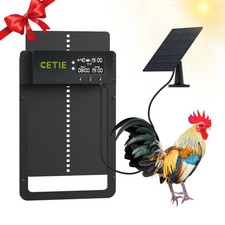 Automatic Chicken Coop Door,Chicken Coop Door with LCD Display,Multi-Modes for C