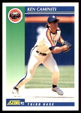 Ken Caminiti 1992 Score #69 Houston Astros MLB READ FREE SHIPPING AutographDen