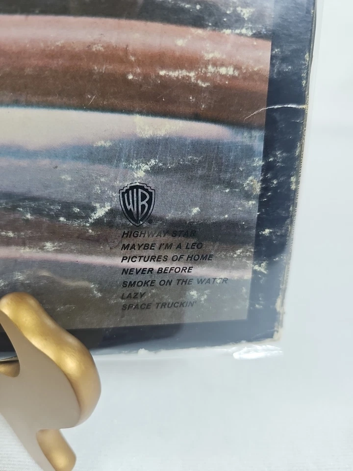 DEEP PURPLE MACHINE HEAD BS 2607 Warner Bros 1972 Vinyl LP complete poster - Image 4 of 4