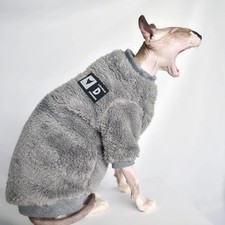 Winter Sweater for Sphynx Cat Clothes Fashion Soft Cat Clothing Comfor