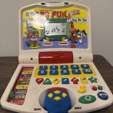 Vintage VTech Little Smart PC Fun Plus Electronic Learning Toy Laptop Computer