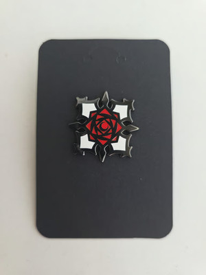 Vampire Knight Manga Anime- Character: Cross Academy Holy Rose Zero Enamel Pin