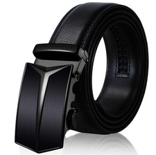 Ratchet Belt for Men, Mens Belt Genuine Leather Belt with Automatic Slide
