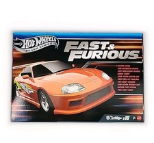 Hot Wheels 2025 Silver Series Fast  Furious 10-Car Box Set Exclusive Die-Cast