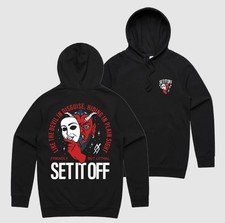 Set It Off Devil Mask Hoodie Size S-5XL Reprint