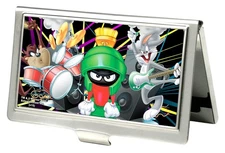 Buckle-Down Business Card Holder - Looney Tunes Band Taz/Martian/Bugs - Small