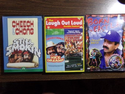 STILL SMOKIN/ BORN EAST LA/ NICE DREAMS/ THINGS ARE TOUGH  DVD LOT OF 4 CHEECH &