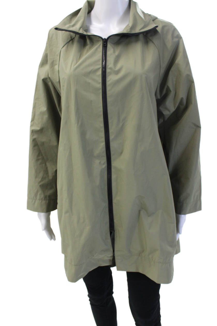 Green Nylon Zipper Size S