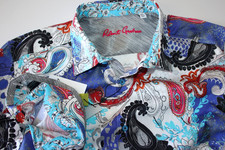 Robert Graham Shirt Wingate White Paisley RP231036CF New LS XXX-Large 3XL