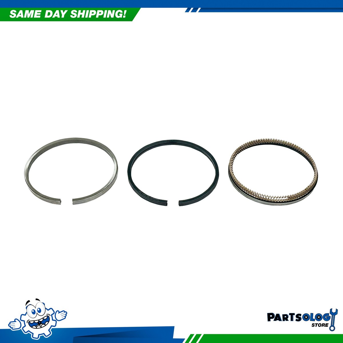 DNJ PR955 Standard Piston Ring Set For 09-21 Lexus Scion Toyota