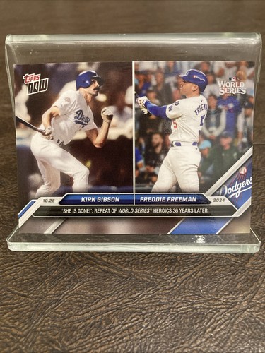 2024 Topps Now KGFF Kirk Gibson / Freddie Freeman