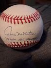 Paul Molitor JSA COA Autograph  34 game hit streak OMLB Signed Baseball