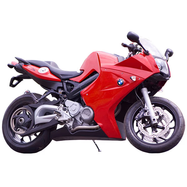 Pyramid Motorcycle Lower Fairing Belly Pan Gloss Red - BMW F800S / ST