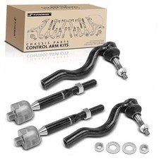 Front Inner  Outer Tie Rod End Kit, Compatible with Jeep, Dodge