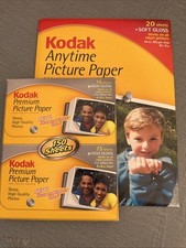 Kodak Premium Picture Paper 4x6 150 Pgs - Anytime Picture Paper 20 Sheets