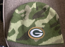 Youth Green Bay Packers NFL Team Apparel Cuffless Winter Knit Hat/Beanie Camo