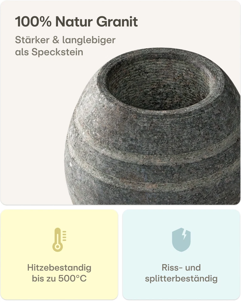 Sauna Verdampferschale Granit Aromaschale für Saunasteine Aufguss Zubehör - Bild 3 von 4