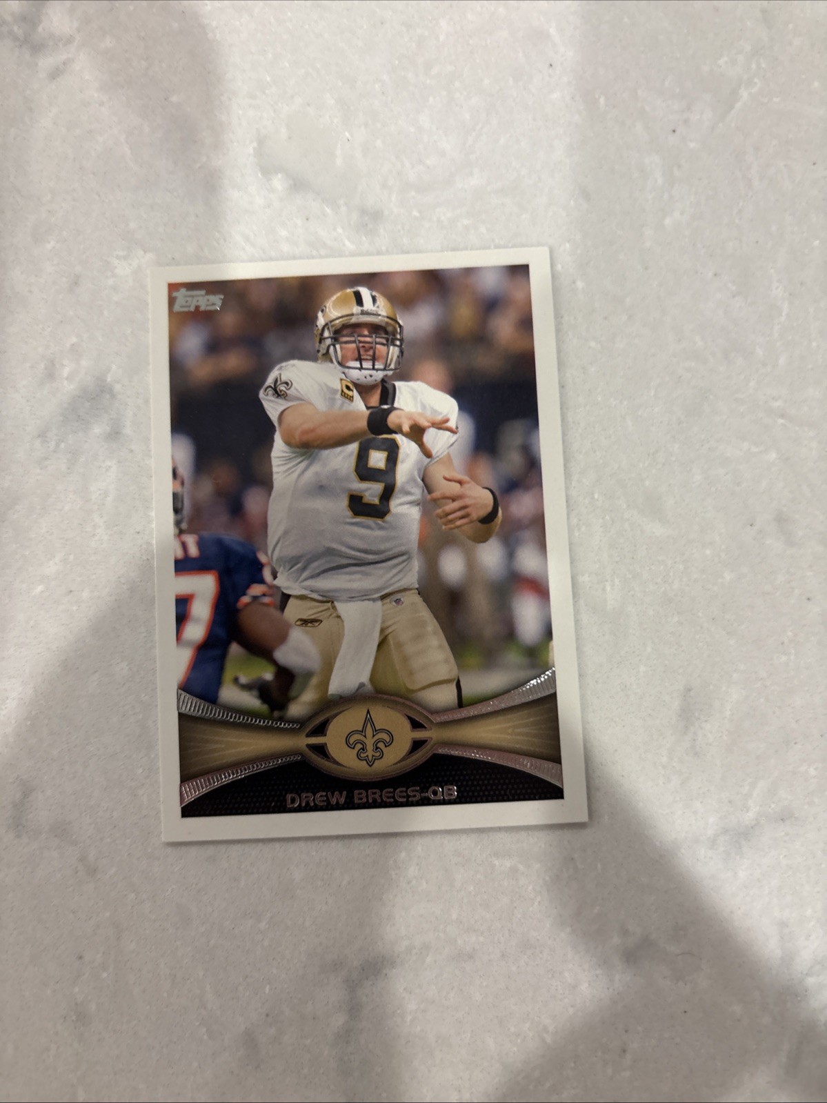 Drew Brees #100 2012 Topps Chrome Refractor New Orleans Saints Football Card SP