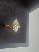 1.50ct Marquise Cut Diamond Ring G VVS2 IGI Cert. 18ct Gold Engagement Ring
