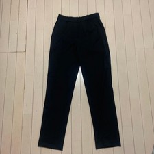 Yves Saint Laurent Rive Gauche Black Straight Slacks Pre-Owned