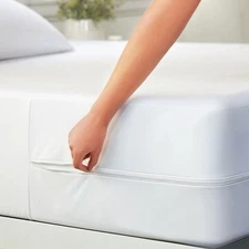 Zippered Mattress Encasement Waterproof Bed Bug Mattress Protector Cover Pad