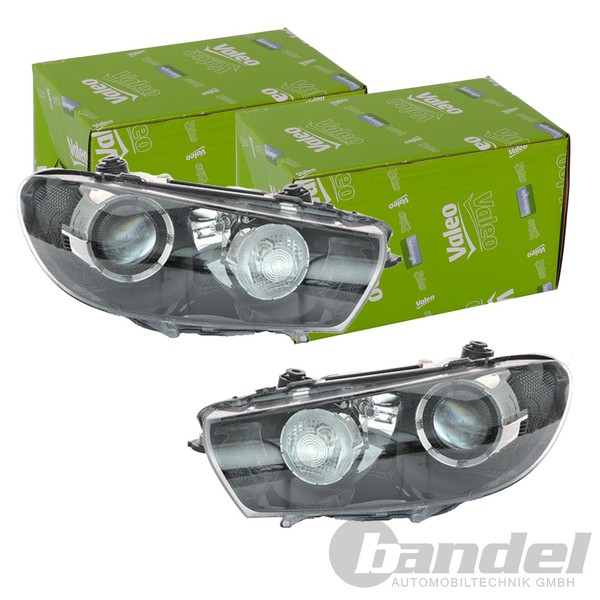 2X Valeo BI-XENON Scheinwerfer Satz Passend FüR VW Scirocco Links+Rechts-image