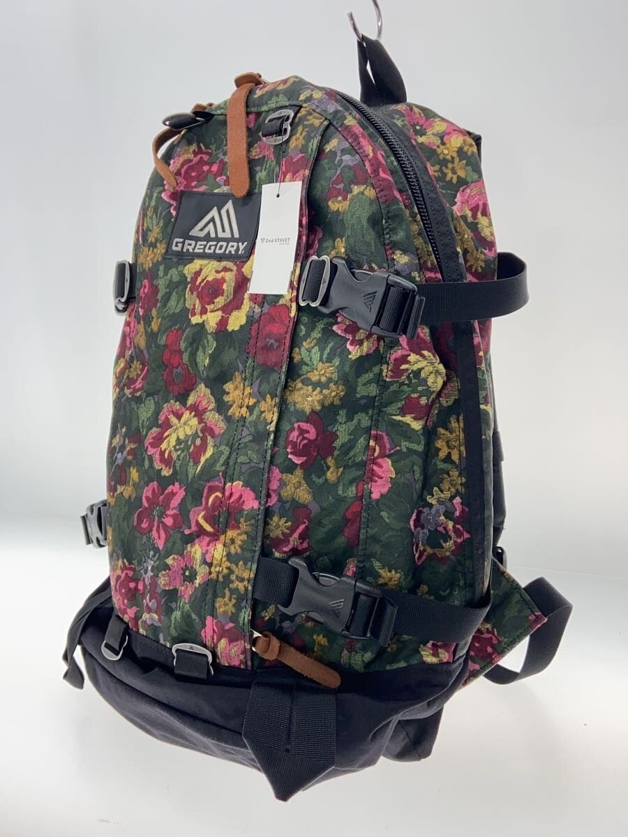 GREGORY Polyester Backpack, Multicolor Floral Pri… - image 2