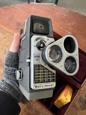 Bell  Howell Electric Eye Perpetua 8mm Film Camera Triple Lens - Untested