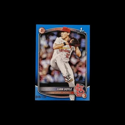 2025 Bowman Liam Doyle Blue Border Cardinals /150