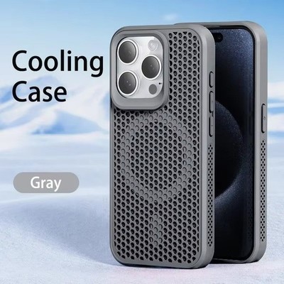 MagSafe Cooling iPhone Case Slim Magnetic Shockproof Cover 11 17 Pro Max