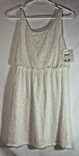Alice + Olivia Dress Women's Size 0 Short White Sequin NEW Fast Free Shipping!