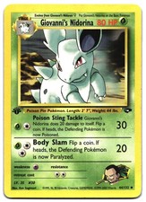 Giovanni's Nidorina 44/132 Uncommon Gym Challenge Pokemon 1st Edition