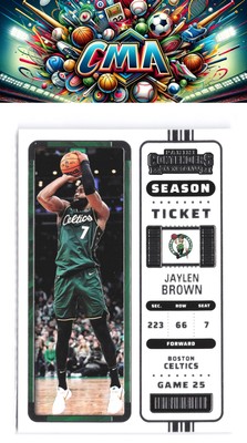 2022-23 Panini Contenders #21 Jaylen Brown Season Ticket Retail | eBay