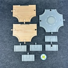 Rare BRIO Road Track Lot: T-Switch/T-Junctions - Roundabout - Ramps