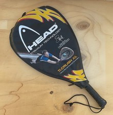 HEAD Ti.CRUSH XL 3 5/8 Titanium Raquetball Racket w/ Cover Sudsy Monchik