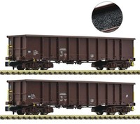 Fleischmann 6660020 2-Tlg. Set: Offene GüTerwagen, ÖBb, Ep. Vi, Dc, Spur N
