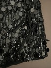 Sequined Party SKORT Black Women's Small Sparkly Mini Skirt Club Dance Rave S — photo 4