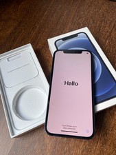 Apple iPhone 12 - 64GB - Schwarz (Ohne Simlock)  Rückseite defekt/ Kameraglas