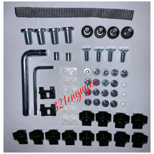 IKEA BLALIDEN Assembly Hardware Parts Kit for Display Case - BLACK