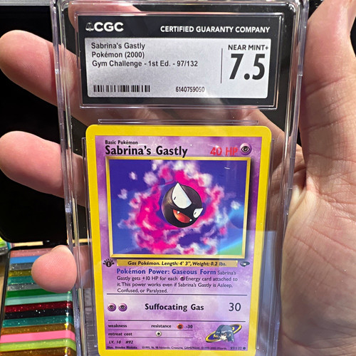 Sabrina's Gastly (1st Edition) graded CGC 7.5 for sale on eBay