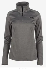 The North Face Women’s Tech Glacier 1/4 Zip Fleece XL Dark Grey Heather NWT